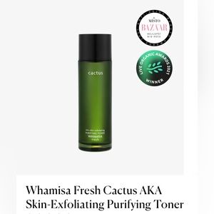 Exfoliating purifying toner